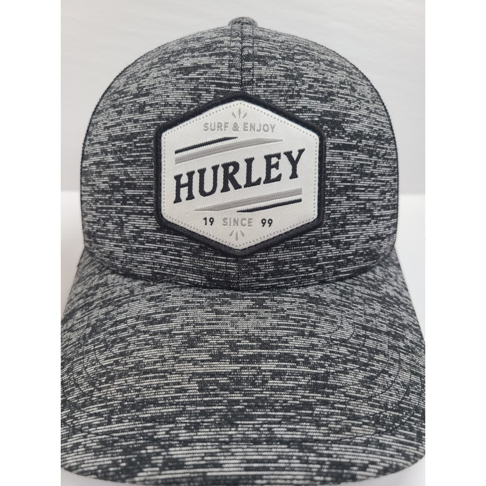Hurley The Classics Space Dye Trucker Snapback Hat Surf Skate Streetwear Mesh